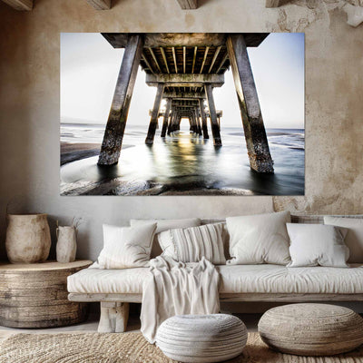 Beach Pier Wall Art Print