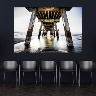 Beach Pier Wall Art Print