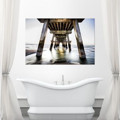 Beach Pier Wall Art Print