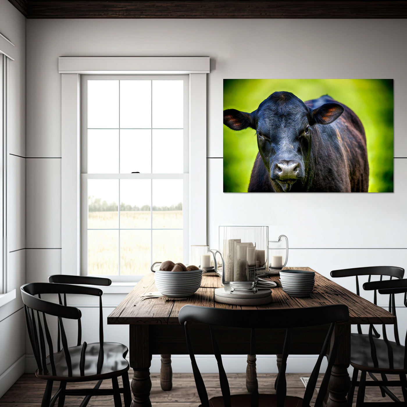 Cow Wall Art Farmhouse Decor