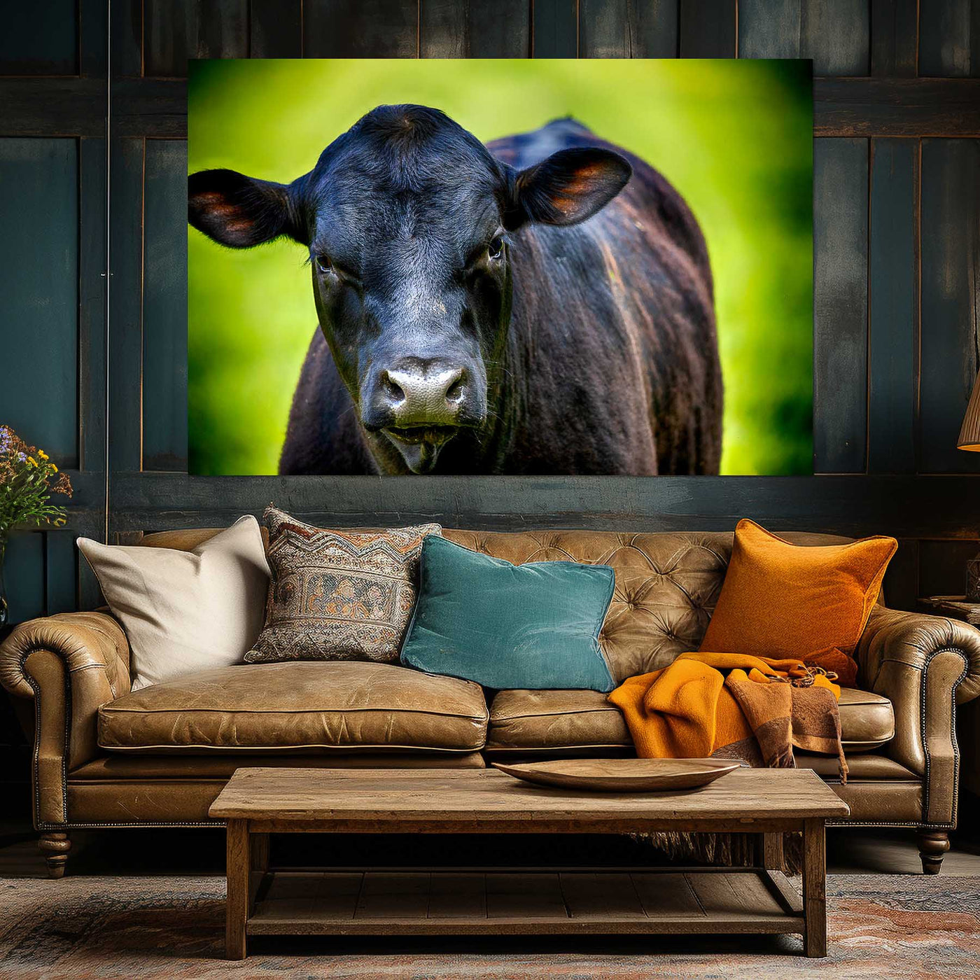 Cow Wall Art Farmhouse Decor