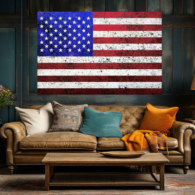 patriotic art american flag