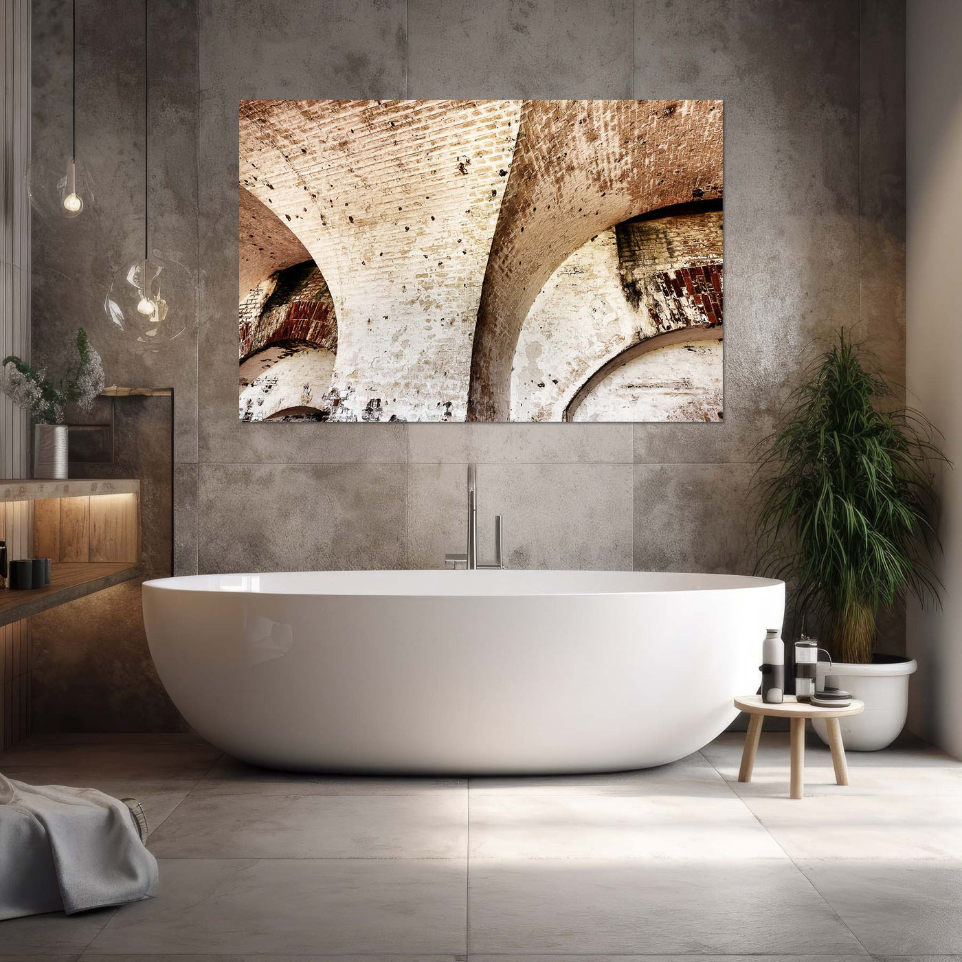 Abstract Architectural Wall Art Print