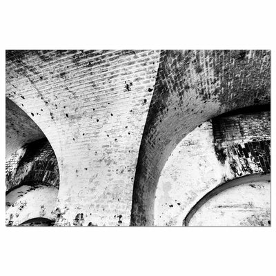 Fine Art Abstract Architectural Black and White Artwork