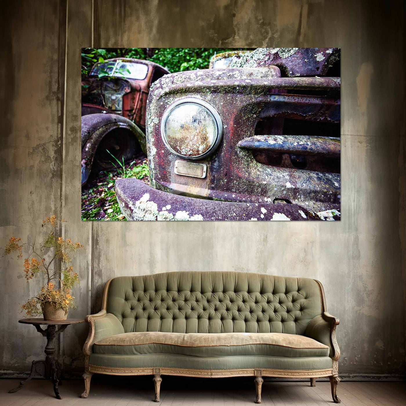 Rusted Old Truck Art Print