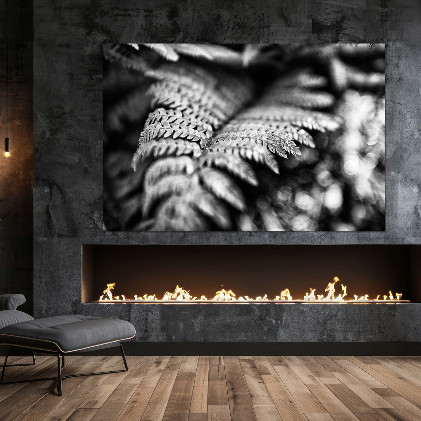 Black and White Fern Art Prints