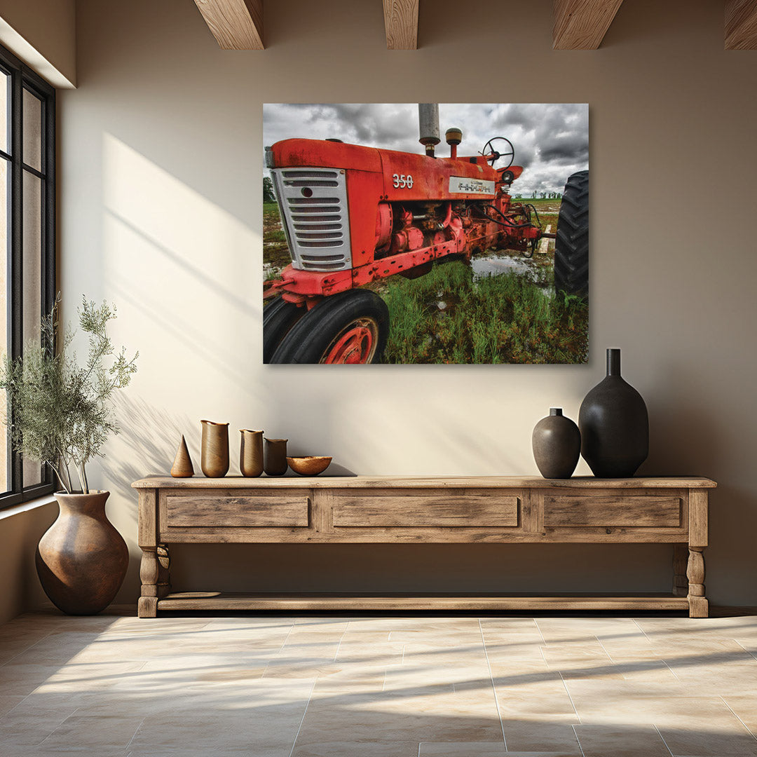 antique tractor wall art prints
