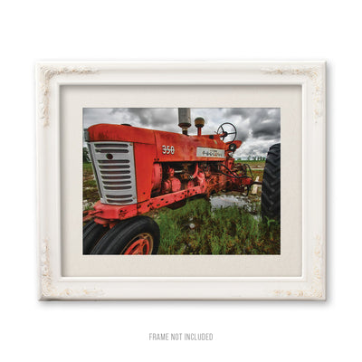 antique tractor kitchen art
