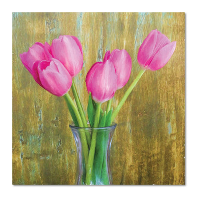 pink tulip artwork