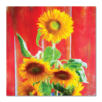 sunflowers bedroom art